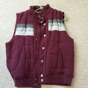 Burgundy Vest